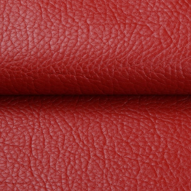 Anminy Vinyl Faux Leather Fabric, Pink Faux Leather Fabric By The Yard