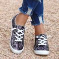 thumbnail image 4 of asdoklhq Womens Casual Shoes,Low-cut Canvas Shoes One-foot Lazy Korean Version Student Casual Flat Shoes, 4 of 5