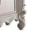 thumbnail image 2 of Spacious 5 Drawer Wooden Dresser with Scrolled Legs, Bone White, 2 of 3