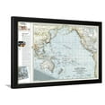 thumbnail image 1 of 2001 Pacific Ocean Theater of War 1942 Map, Framed Art Print Wall Art by National Geographic Maps Sold by Art.Com, 1 of 5