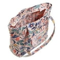 thumbnail image 2 of Vera Bradley Women's Cotton Small Vera Tote Bag Paradise Coral, 2 of 2