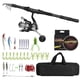 thumbnail image 1 of Fishing Rod and Reel Combo, Portable Fishing Pole with Fishing Line and Lure Carry Bag, 1 of 4