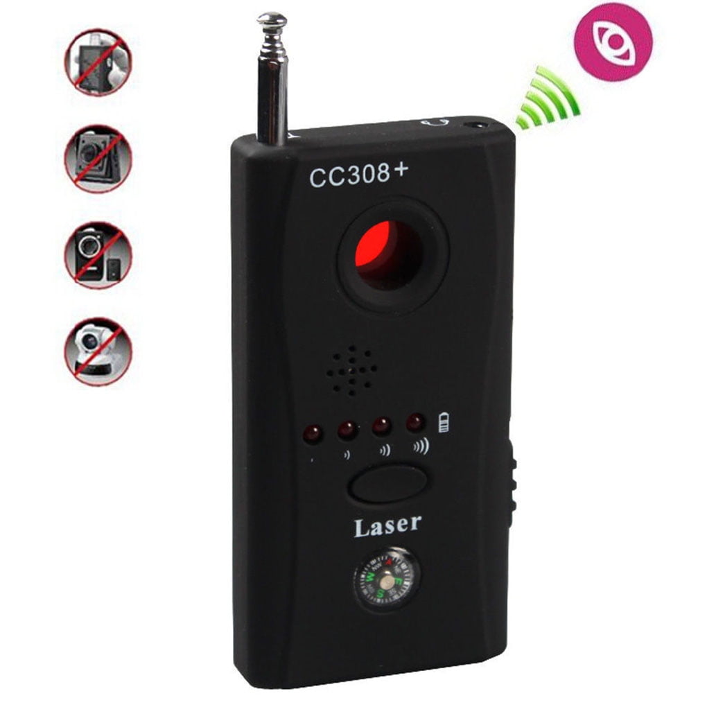 Anti-Spy Hidden Camera RF Signal Bug Detector GSM GPS Lens Device Finder CC308+ 