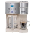 thumbnail image 1 of Cuisinart Cafetera Individual + 12 Tazas, Ofrece 3 Tamaños: 6 Onzas, 8 Onzas y 10 Onzas, Crema, SS-15P1CRM, 1 of 2