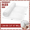 thumbnail image 2 of Christmas Fake Snow Blanket Roll - Large Artificial Snow Decor, Soft Fluffy Material for Christmas Village, Yard, Window & Home Holiday Displays, Easy-Cut Easy-Install Design, 94.49*31.5in, 2 of 8