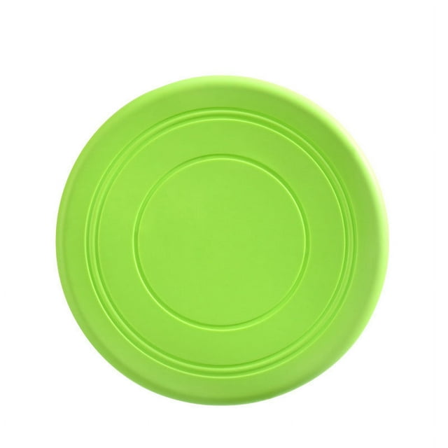 Typpkmm 7 Colors Silicone Flying Saucer Funny Dog Toy