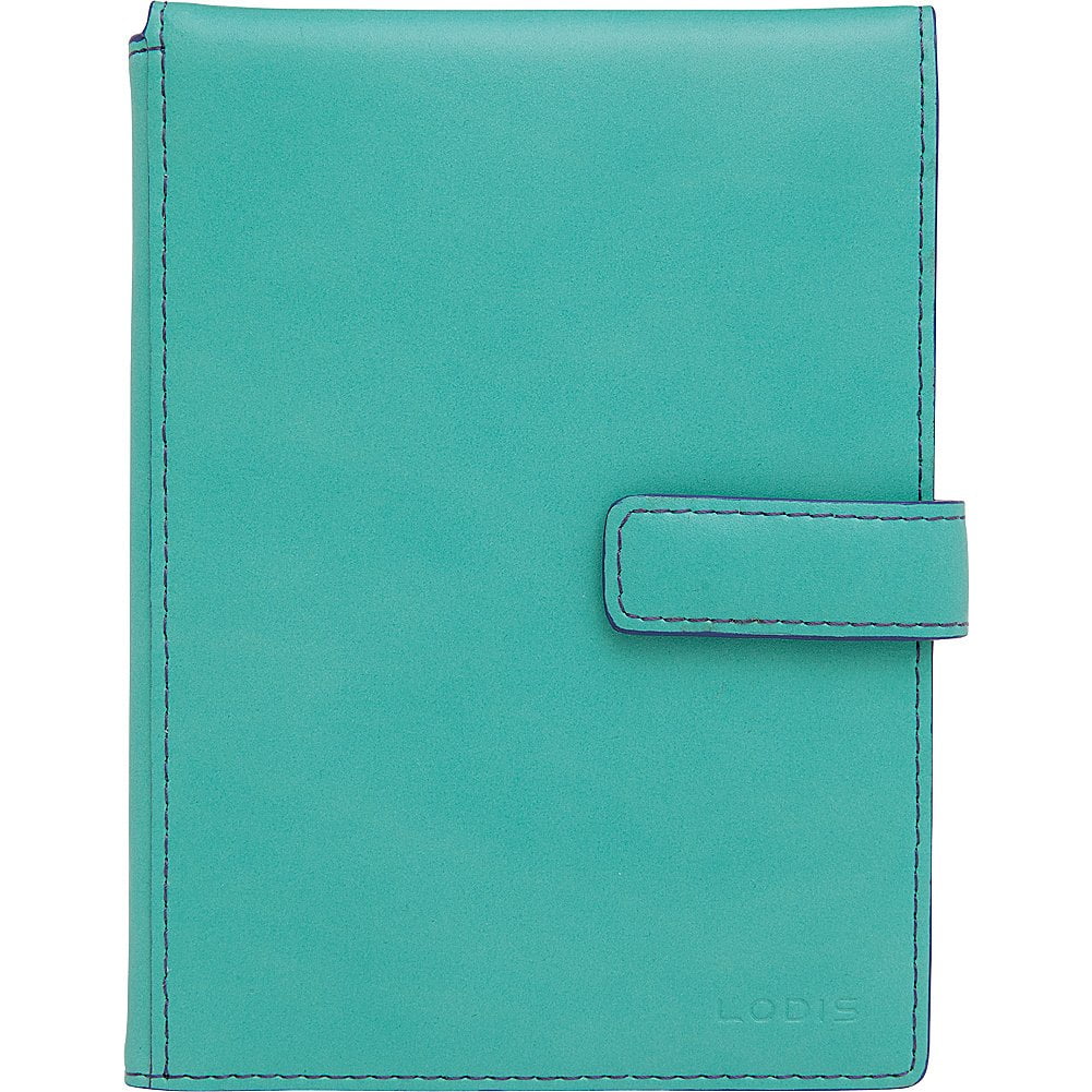 LODIS Lodis Audrey Passport Wallet with Ticket Flap (Lake/Violet
