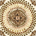 thumbnail image 2 of Tre Sorelle Studios 20x20 White Modern Wood Framed Museum Art Print Titled - Warm Tribal Texture Mosaic, 2 of 4