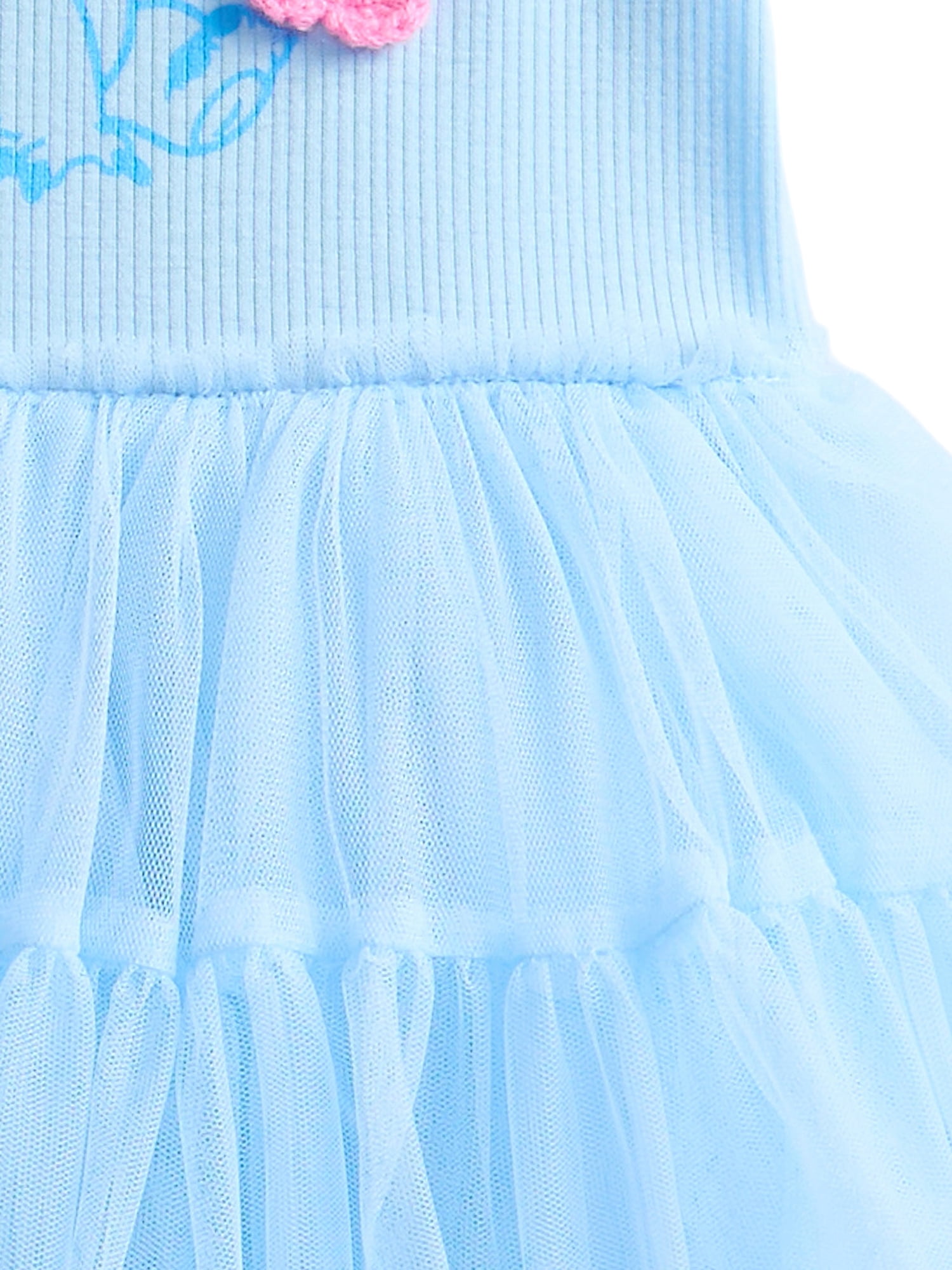 Stitch Toddler Girls Graphic Tutu Dress with Short Sleeves, Sizes 12M-5T