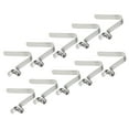thumbnail image 1 of Unique Bargains 5.5x3.8mm Kayak Paddle Snaps, Hollow Button Single Pin Lock Tube Spring Clips for Tent Pole, 10 Pack, 1 of 6