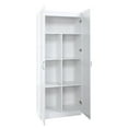 thumbnail image 6 of Hopkins Modern Freestanding Storage Closet with 7 Shelves in White, 6 of 7