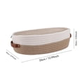 thumbnail image 2 of Toy Storage Cotton Rope Storage Basket With Handles - Round Woven Basket For Toys, Snacks, Plants & Home Organization Storage Organizer for Nursery, Playroom, Bedroom , Closet, Living Room, Kindergar, 2 of 5