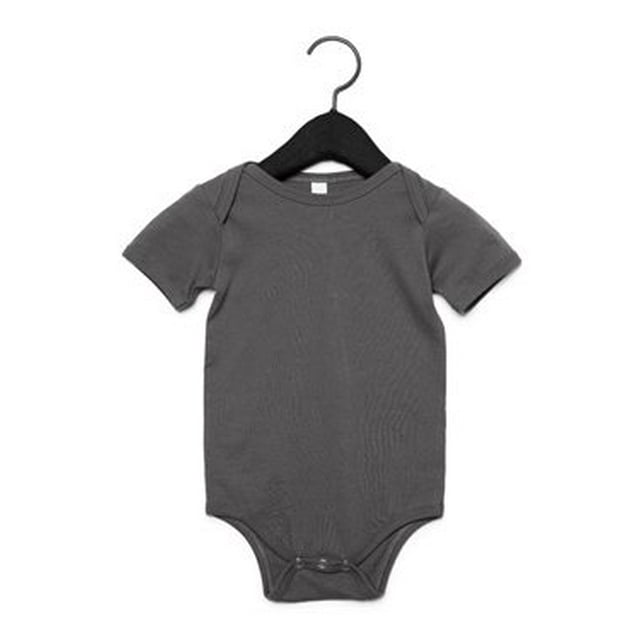 Bella + Canvas Maillot Bébé une Pièce, 6-12, Asphalte