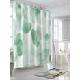 thumbnail image 5 of Ombre Green Boho Waterproof Fabric Shower Curtain, Multicolored Tie Dye Abstract Art Shower Curtain for Bathroom Curtains Bathtubs Hotel Washable Shower Curtains with 12 Hooks Stall 54x78in, 5 of 6