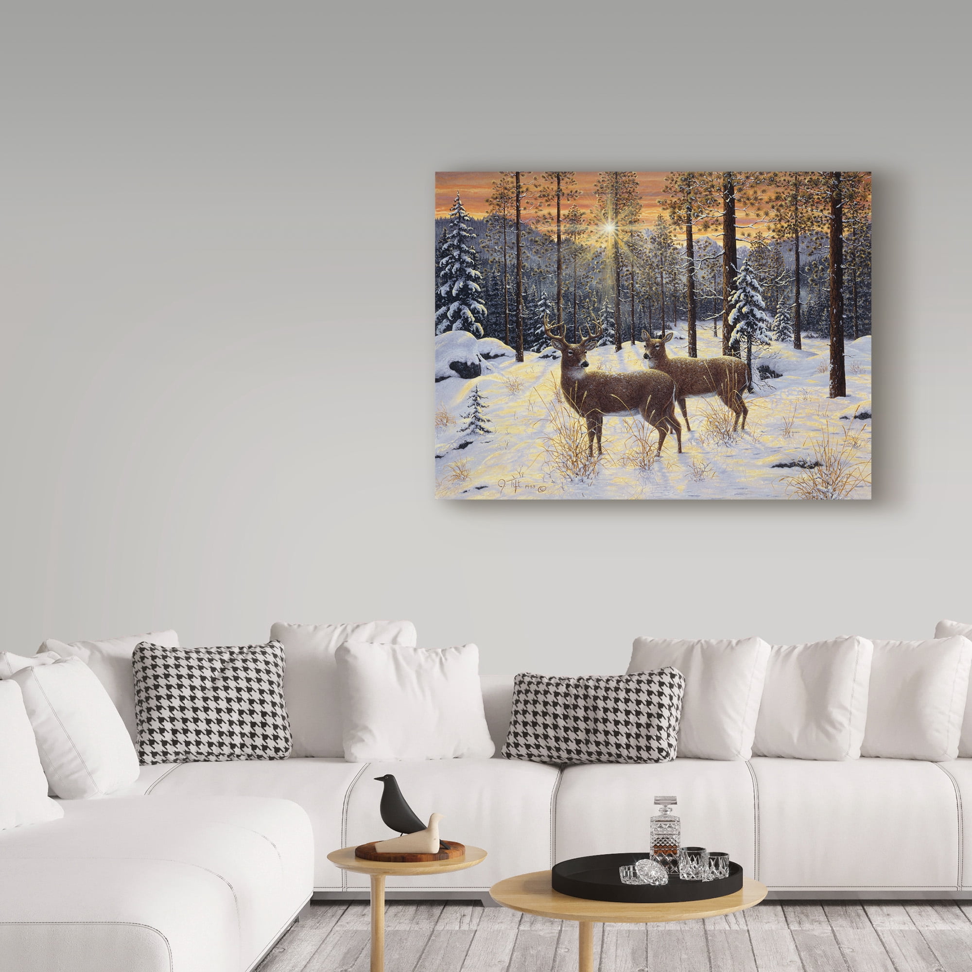 Trademark Fine Art 'Evening Silence' Canvas Art by Jeff Tift