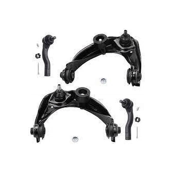 Front Control Arm and Tie Rod End Kit - Compatible with 2010 - 2012 Ford Fusion 2011