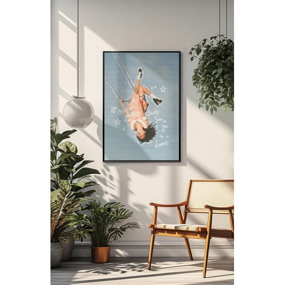 Aesthetic Olivia Rodrigo Poster, You Seem Pretty Sad for A Girl So in Love Album Wall Art, Emotional Gen Z Modern Bedroom Dorm Decor , Poster Print Only