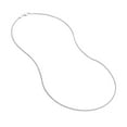 thumbnail image 2 of 14K White Gold Women's 24" 1.25mm Hollow Square Wheat Chain Necklace, 2 of 4