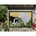 thumbnail image 3 of Carolines Treasures SS8103JMAT Border Collie Doormat 24x36 36"L x 24"W multicolor, 3 of 4