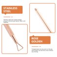 thumbnail image 4 of SHOWERORO 4 Pcs Poignée Ergonomique Poussoir à Ongles en Acier Inoxydable Éplucheur de Cuticules pour Femmes, 4 of 5