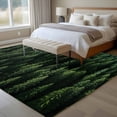 thumbnail image 4 of 5'x8' Area Rugs, Green Forest Indoor Outdoor Area Rug for Living Room Bedroom, Pine Trees Modern Mysterious Art Washable Bathroom Rugs Kitchen Floor Carpet Mats Home Decor Aesthetic, 4 of 8