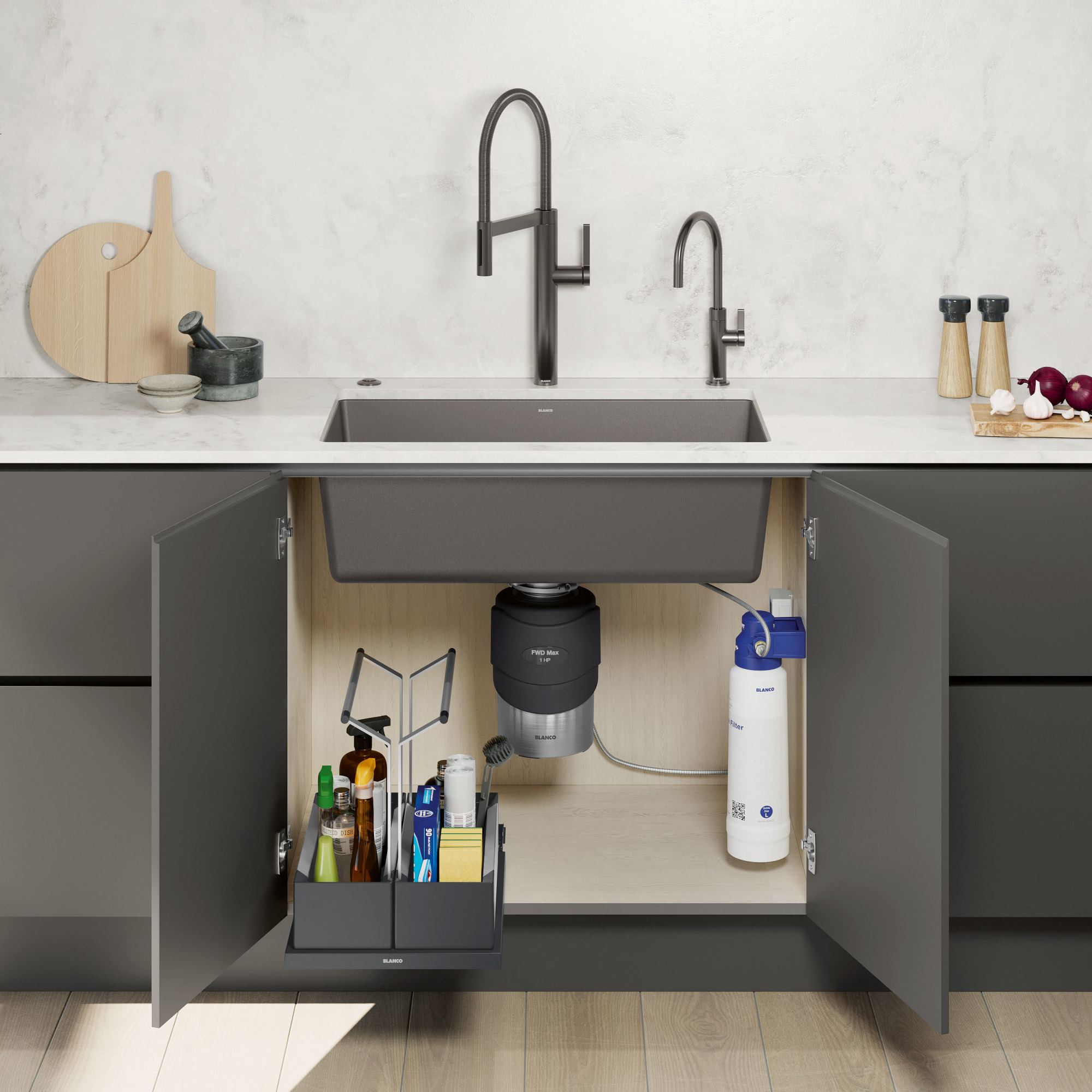 Blanco 442979 1 Hp Continuous Garbage Disposal