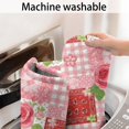 thumbnail image 5 of Pioneer Flower Floral Print Pattern Bathroom Rugs Mat, Non Slip Microfiber Bathroom Rug with Rubber Backing, Soft Mats for Bathroom Floor Tub Shower, 17"x47", 5 of 5