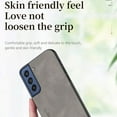 thumbnail image 6 of for Samsung Galaxy S21 FE Case, Classic Soft TPU and PU Leather Slim Cover Case, Anti-Vibration Anti-Slip Ultralight Luxury Phone Case Cover for Samsung Galaxy S21 FE for Men & Women, Gray, 6 of 6