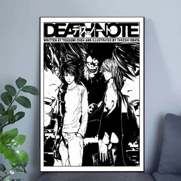 Poster Print Fanart Death Note Poster - Light Yagami & L Anime