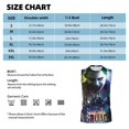 thumbnail image 6 of Joker Harley Quinn Suicide Men's Tank Top Lightweight Summer Sleeveless Tee Shirt Muscle Tank Tops Workout T-Shirts Casual Athletic Undershirts, 6 of 7
