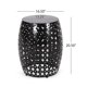 thumbnail image 5 of Mesa Benzara BM324085 redonda para exteriores de 17 pulgadas, color negro, 5 of 5