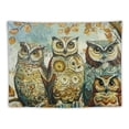 thumbnail image 5 of Orinice Owls Branch Sky Tapestry Wall Hanging Unique Style Graphic Tapestries Home Wall Decor Art for Living Room Bedroom Apartment Farmhouse Dorm 60x50inch, 5 of 6