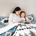 thumbnail image 5 of Castle Fairy Safari Bear Full Size Comforter Sets 3-Piece for Teens Adults,Bohemian Tribal Aztec Bedding Comforter Set,Hunting Theme Lightweight Bedding Sets,Lightweight Room Decor,Reversible, 5 of 8