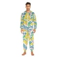 thumbnail image 3 of FORMRS Onesies Pajama for Adults Unisex Hoodie Winter Jumpsuit One Piece Sleepwear, Sizes S-2XL, Yellow Mountains, 3 of 7