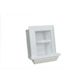 thumbnail image 2 of Typhon Recessed Solid Wood Toilet Paper Holder 7 x 8.5, White Enamel, 2 of 5