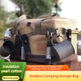 thumbnail image 1 of Bolsa de almacenamiento para acampar Herramienta portátil para acampar bolso de almacenamiento de alimentos gran capacidad equipo de Camping bolsa de almacenamiento doble cremallera para Picnic viaje Camping FLhrweasw Nuevo, 1 of 9