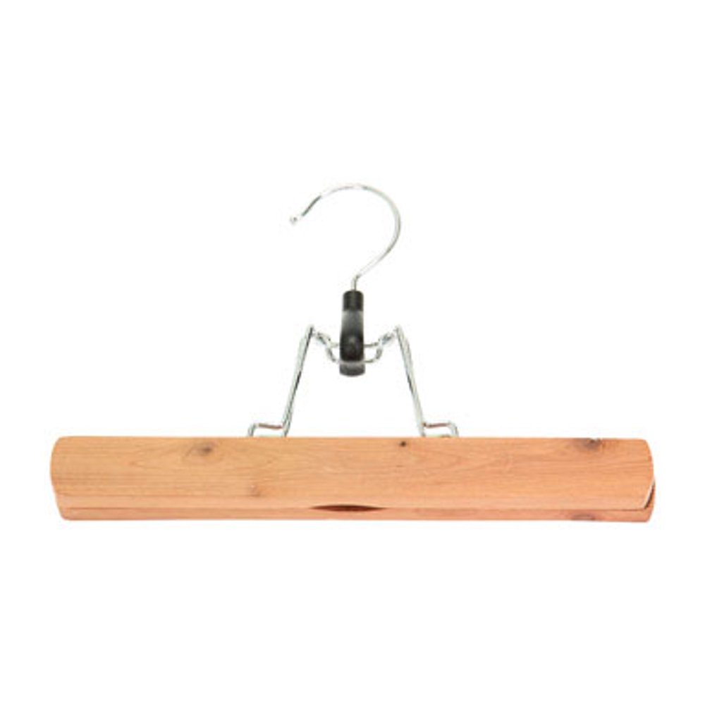 Household Essentials Cedar Pants Clamp Hanger, 3Pack