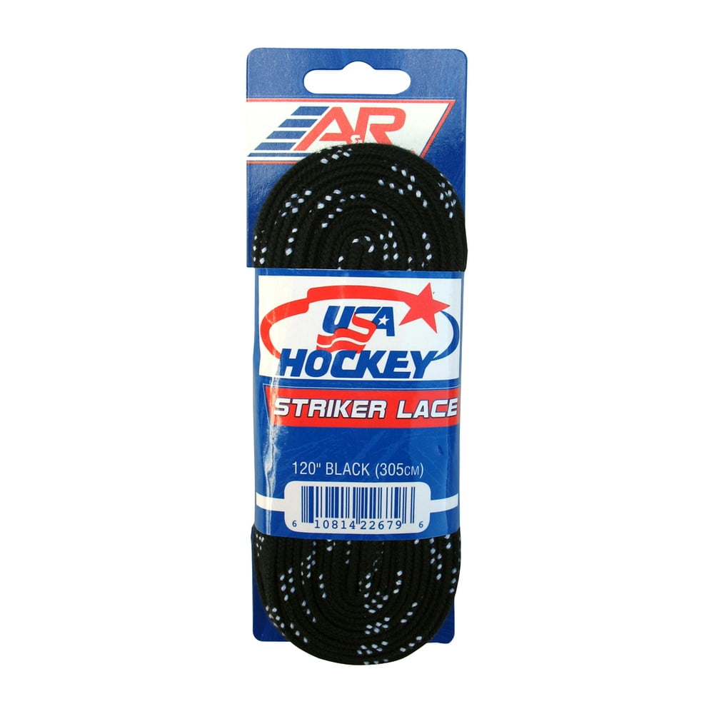 A&R Striker Ice Hockey Skate Laces Waxless Pro Style Heavy Duty Durable