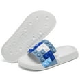 thumbnail image 6 of White Boys Girls Sandals Toddler Slides Kids Slippers For House Shower Beach Non-Slip, 6 of 7