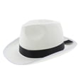thumbnail image 2 of HAT-GANGSTER WHITE, 2 of 4