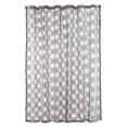 thumbnail image 3 of 6' Gray Lace Lattice Home and Bathroom Essentials Shower Curtain, 3 of 4