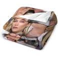 thumbnail image 3 of Pretty Florence Pugh Blanket Super Soft Throw Blanket Silky Flannel Lightweight for Sofa, Bed Blanket All Season Use 30""*40""（76 * 100cm）, 3 of 6