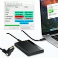 thumbnail image 4 of CY USB3.1 Type-C Male to Dual Thumbscrew Locking USB-C Vertical 90 Degree Up Down Angled 10Gbps Data Cable Panel Mount Type, 4 of 9