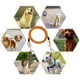 thumbnail image 4 of Correa para perros Correa para perros de 8 m de largo con clips giratorios Cadenas para exteriores, jardines y acampadas 1 unidad, 4 of 4
