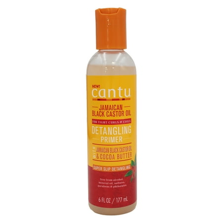 Cantu Jamaican Black Castor Oil Detangling Primer, 6 Oz., Pack of 3