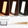 thumbnail image 3 of Lámpara de fototerapia LED, lámpara antidepresiva, lámpara de fototerapia de atmósfera Lámpara solar biónica personalizada SAD Luz blanca fría Luz amarilla Luz cálida, Blanco estándar europeo, 3 of 5