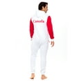 thumbnail image 6 of Skylinewears Mens Sleepwear Adult Playsuit one Piece Non Footed Pajamas Canadian Flag Jumpsuit, 6 of 7