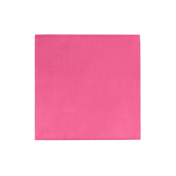 Cerise Cocktail Napkins | Cerise Drink Napkins | Cerise Beverage Napkins - 5in. x 5in. Folded - 2-Ply - 20 Pieces/Pkg. (fdp95004)