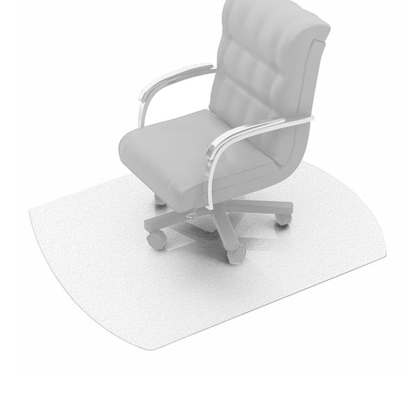Floortex Ultimat 46 x 53 In Durable Office Chair Mat for Hard Floors, Clear
