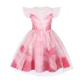thumbnail image 3 of mgoYE Girls Dress Kids Halloween Flutter Sleeve Tulle Dresses Kids Halloween Birthday Gift Princess Dress, 3 of 6